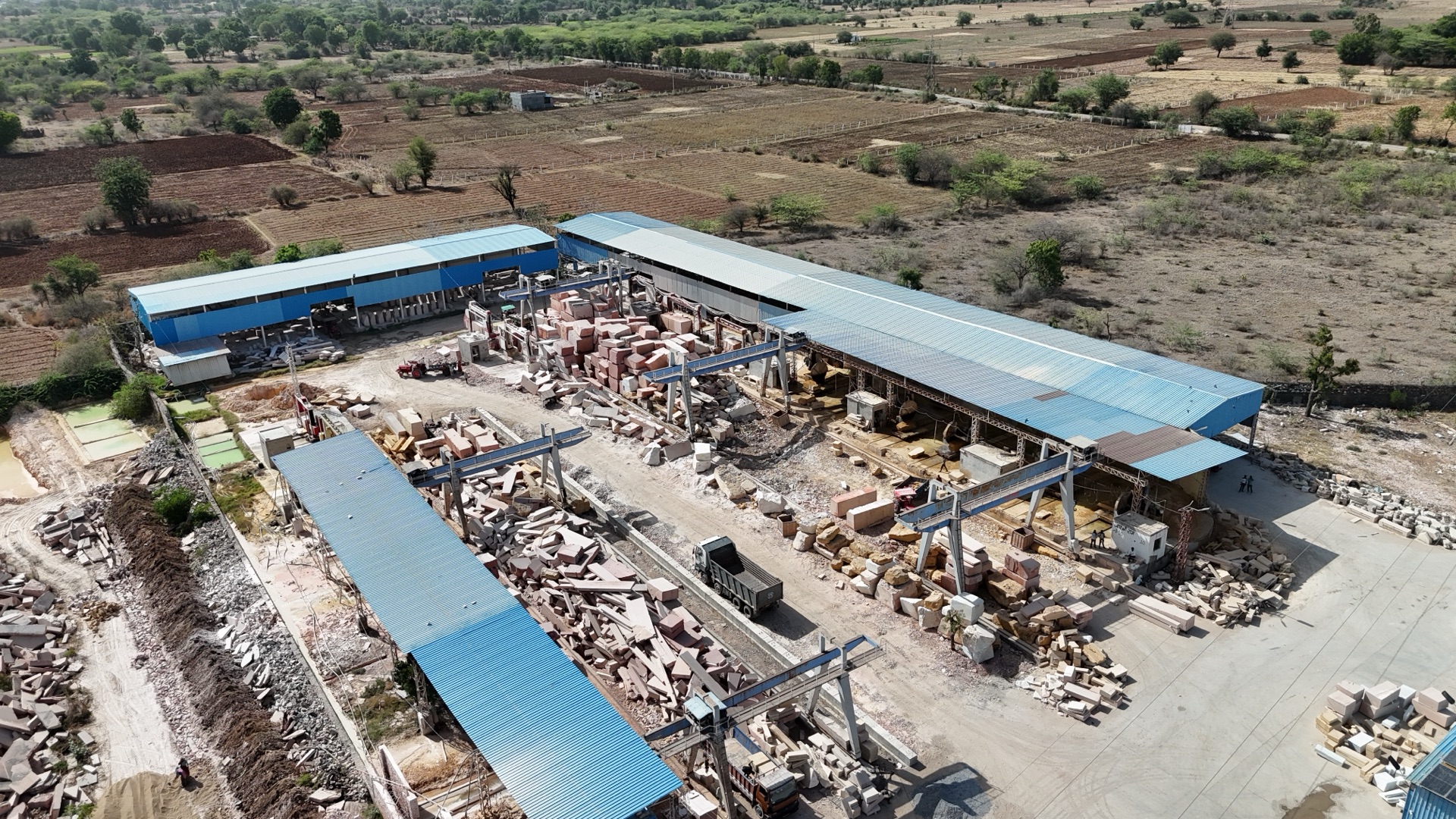 MTCPL warehouse — drone view